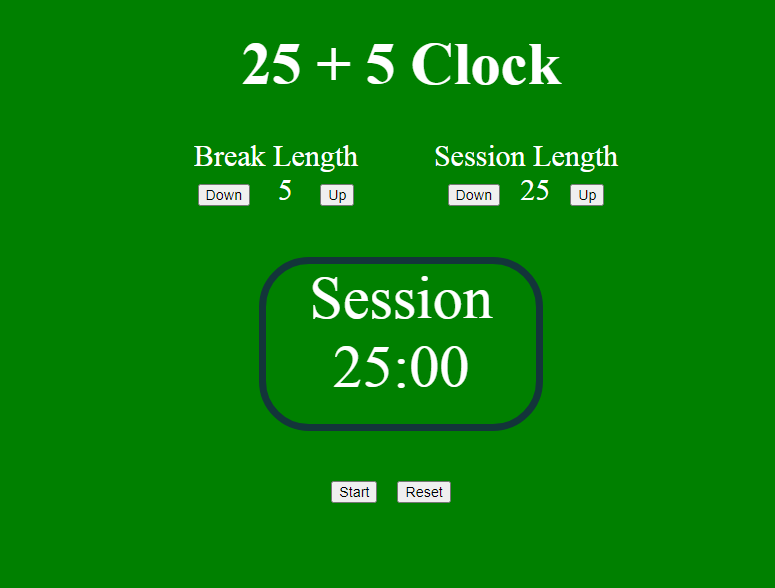 Build a 25 + 5 Clock